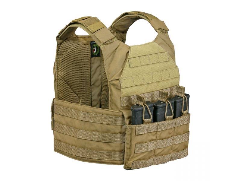 Coyote Tan XL Plate Carrier Set with Standard Cummerbund U958670