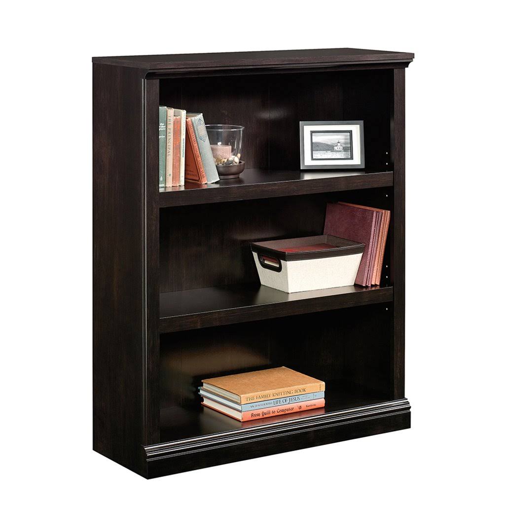 3-Shelf Bookcase, Estate Black E795