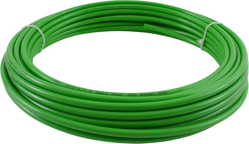 3/8" OD x 100' Blue Nylon Air Brake Tubing, Pack of 2 E864469