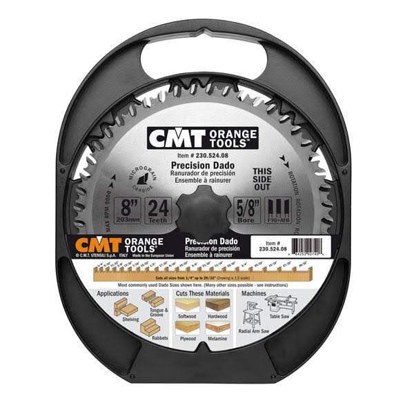 Precision Dado Set 6-Inch x 20 Teeth with 5/8-Inch Bore R822